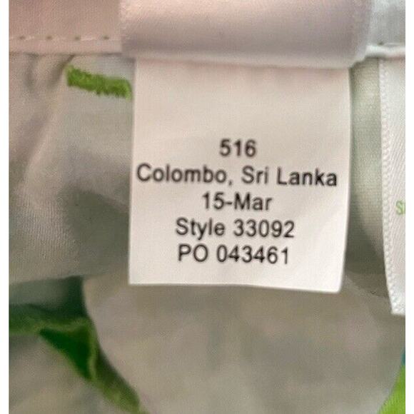 Lilly Pulitzer Green Tropical Print The Walsh Women's Shorts Size 00 - Picture 6 of 7
